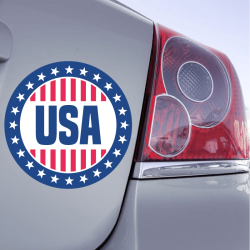 Autocollant Logo USA