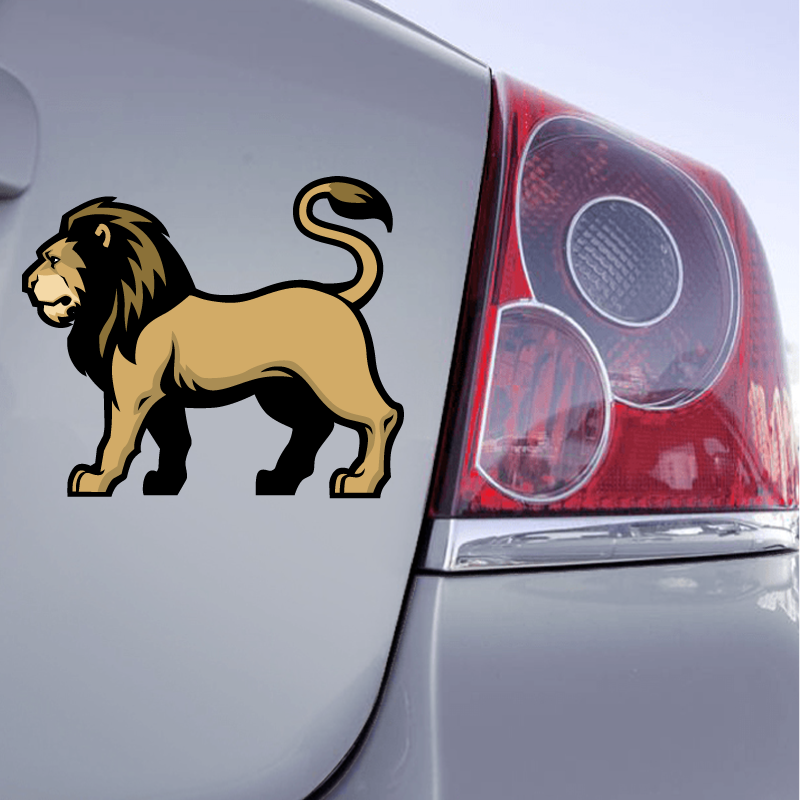 Sticker Voiture Lion