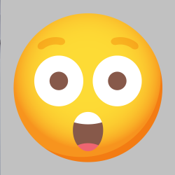 Sticker Emoji choqué