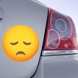 Autocollant Emoji déçu