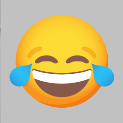 Sticker Emoji pleure de rire