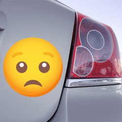 Autocollant Emoji triste