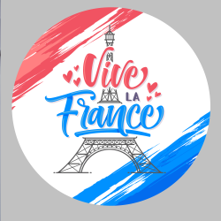 Sticker Vive La France