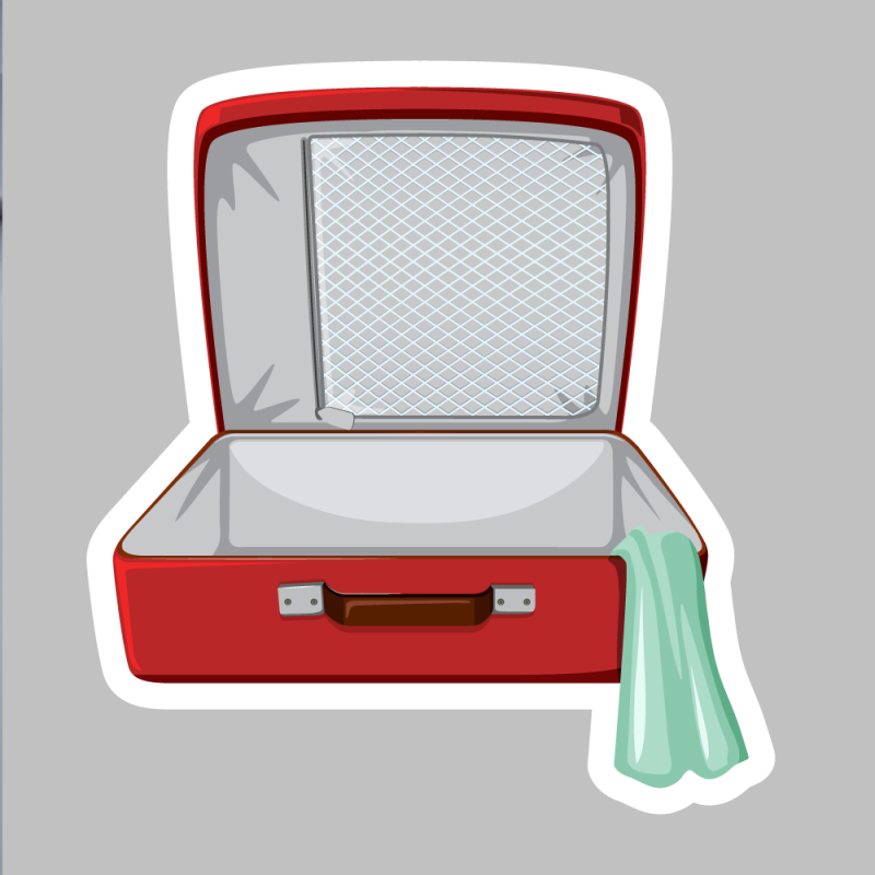Sticker valise - Autocollant valise