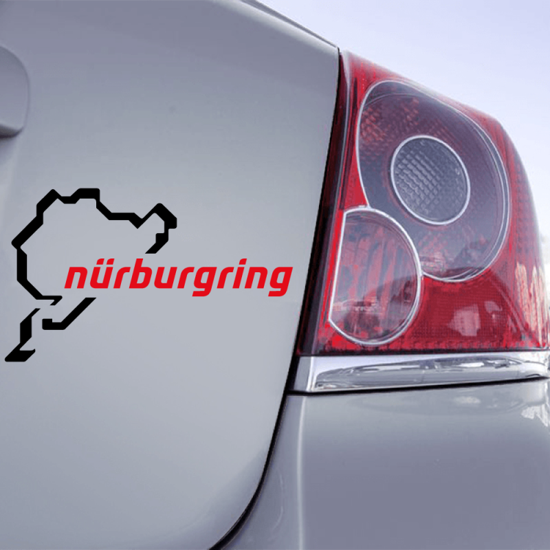 Autocollant de voiture La piste de course Nurburgring autocollant drôle  fenêtre autocollant de voiture ILLEST signe vinyle - Cdiscount Jeux - Jouets