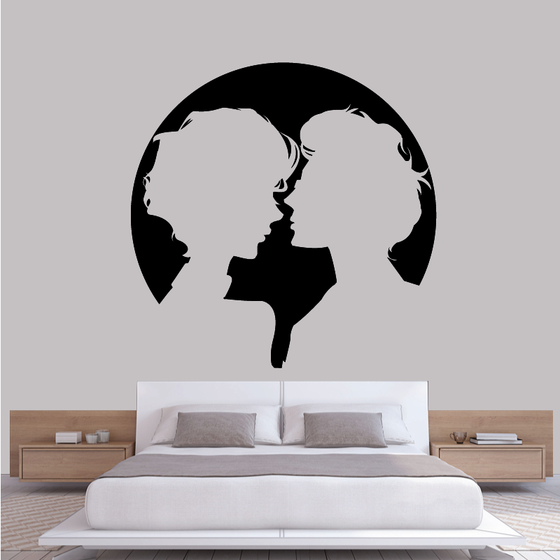 Sticker Mural Amoureux - 1