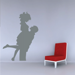 Sticker Mural Couple d'Amoureux - 4