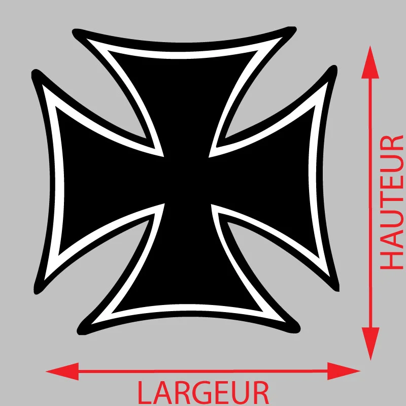 Autocollant Croix De Malte