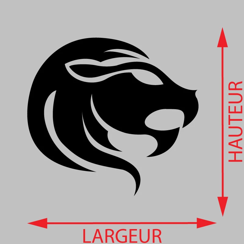 Sticker Signe Du Zodiac Lion Décoration Interieur
