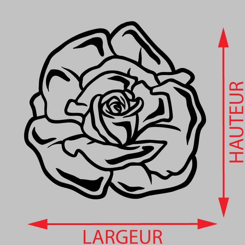 Sticker Rose Décoration Interieur