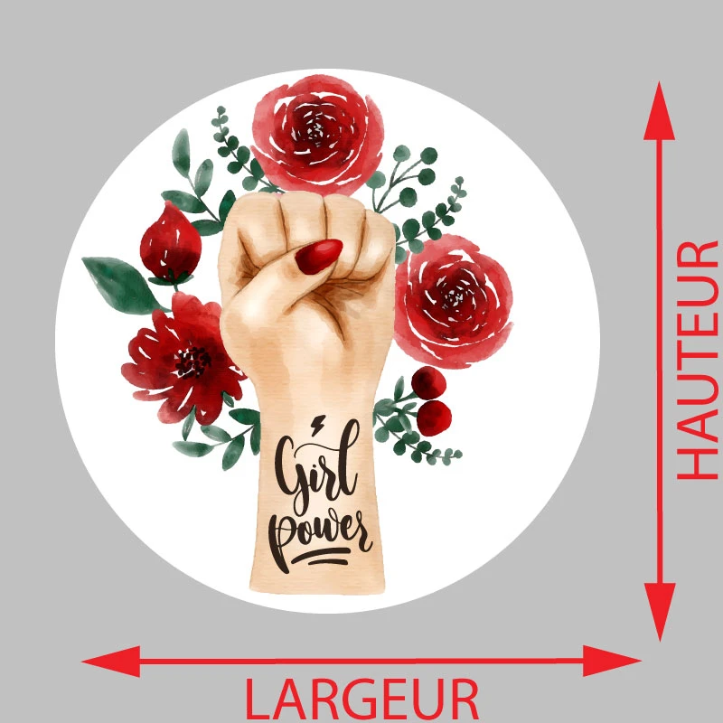 Autocollant Girl Power