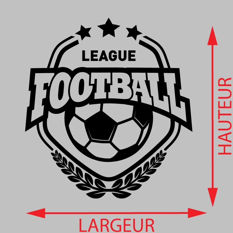 Sticker League Football Décoration Interieur