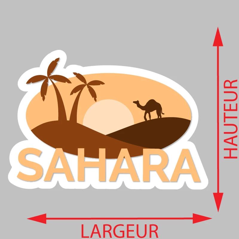 Autocollant Sahara Voiture