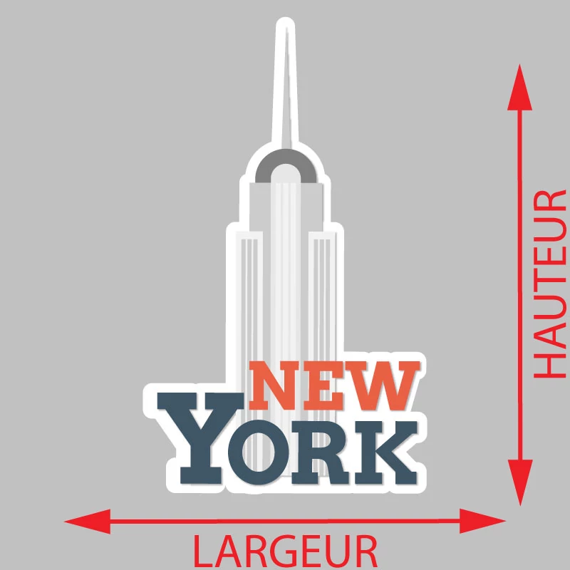 Sticker New York Voiture