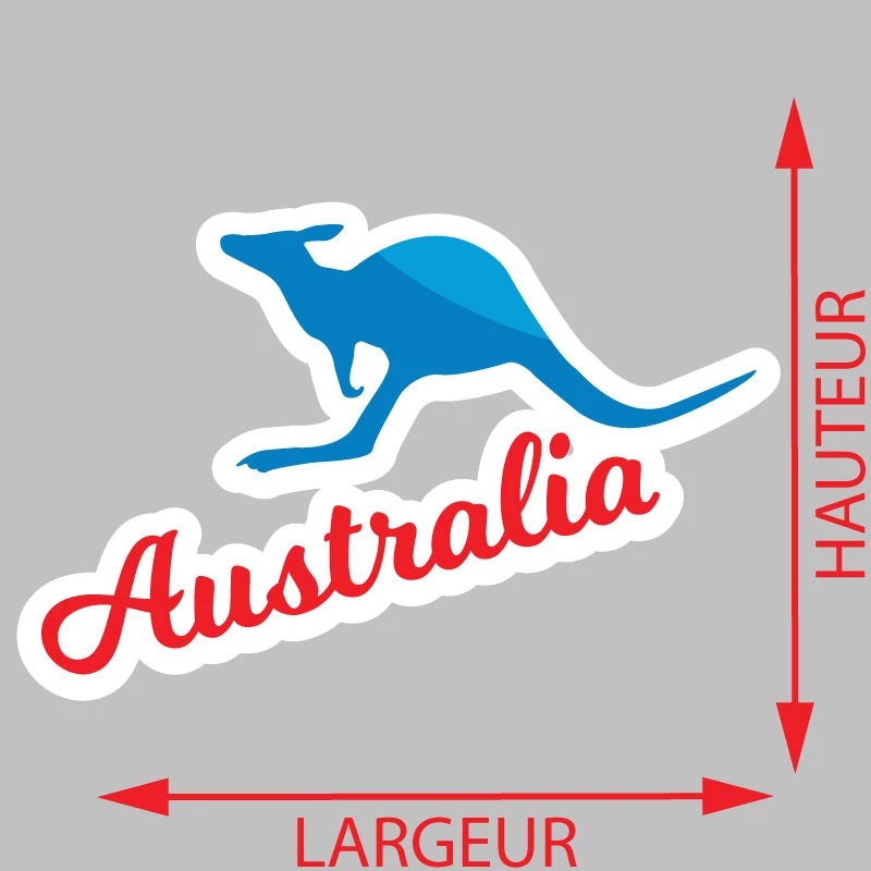 Sticker Australia Voiture