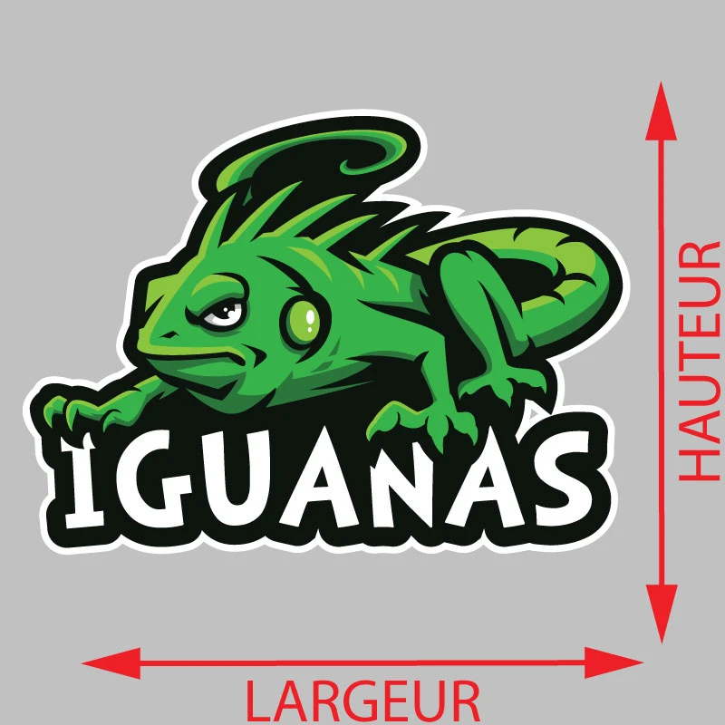 Autocollant Iguanas