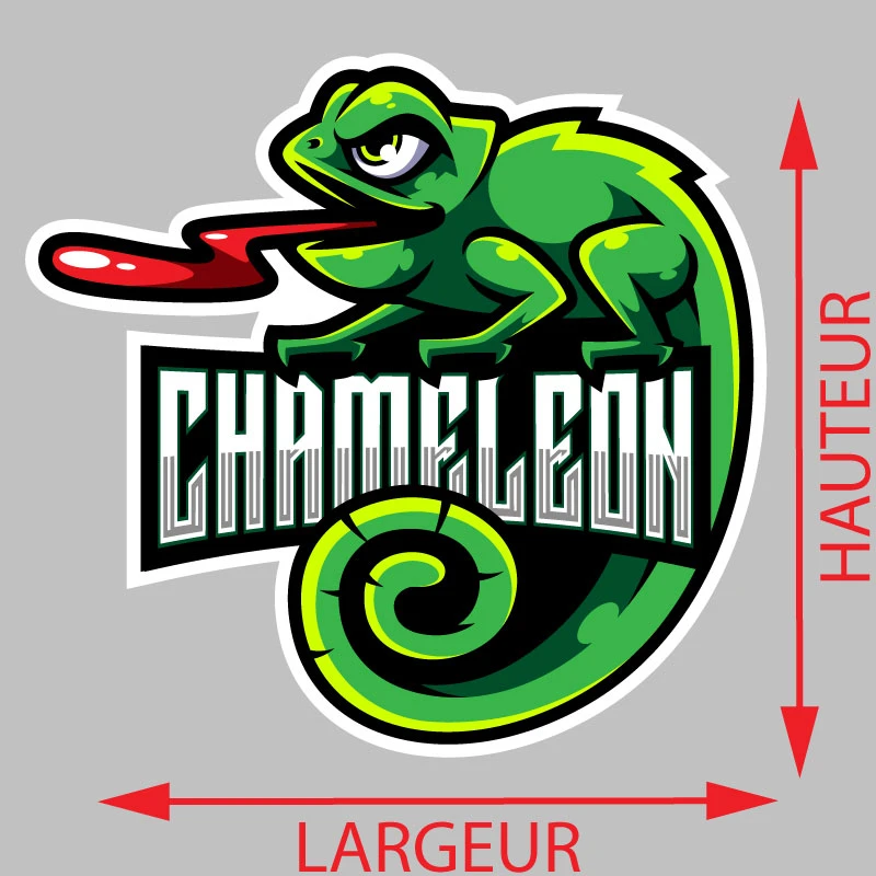 Autocollant Chameleon