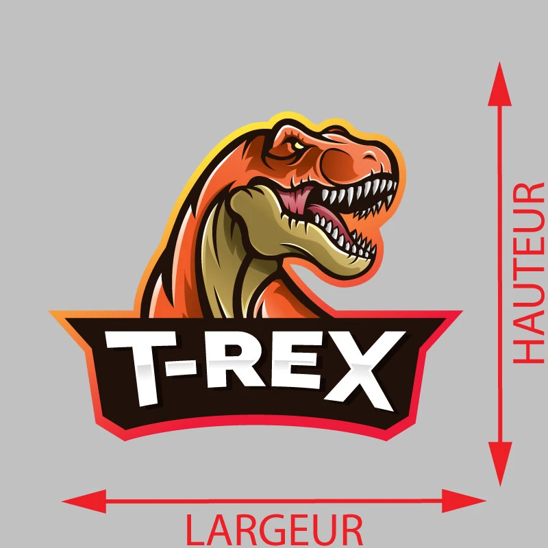 Autocollant T-Rex