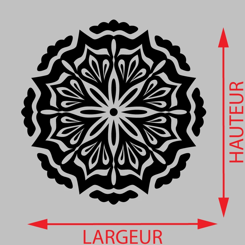 Sticker Mandala méditation Décoration Interieur