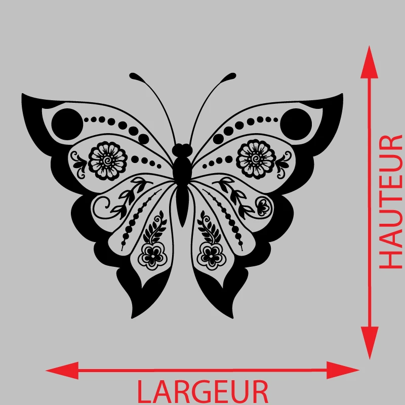 Sticker Papillon sphinx Décoration Interieur