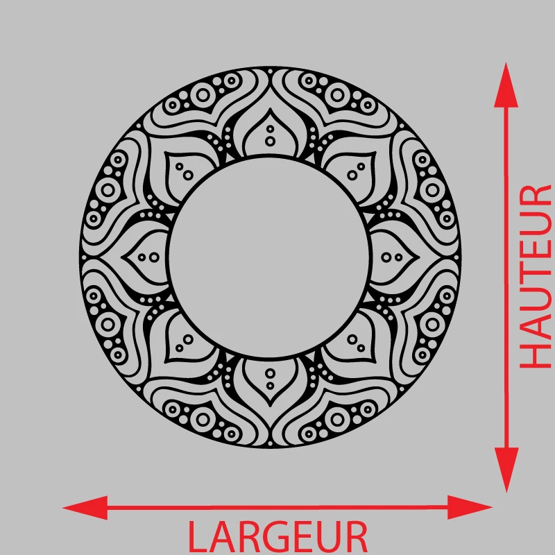 Sticker Mandala divinité Décoration Interieur