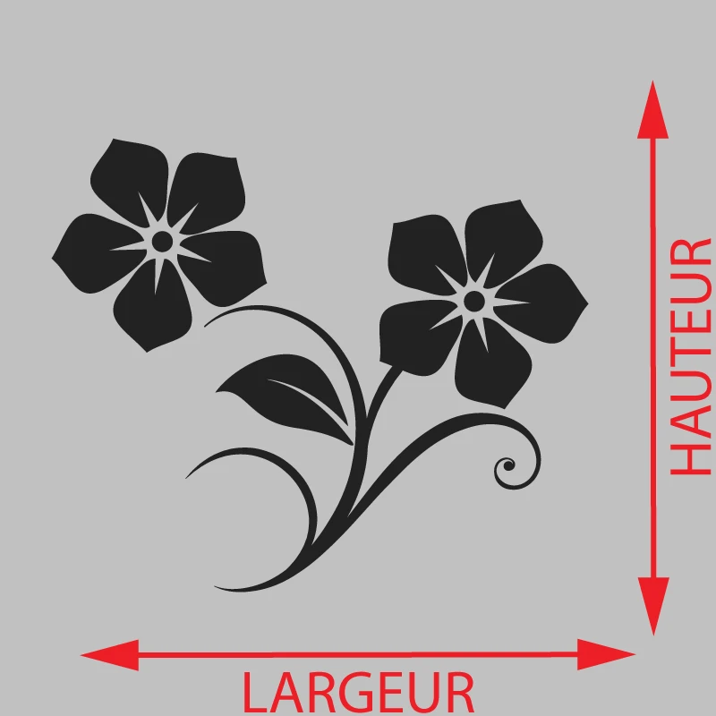 Sticker Ornement Floral sculpture Décoration Interieur