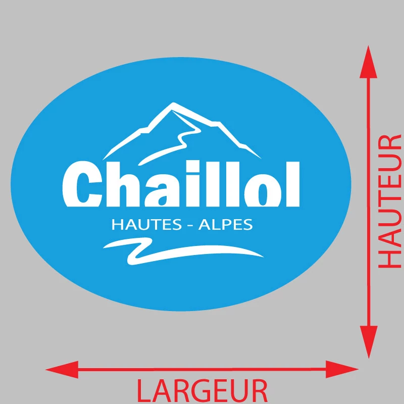 Autocollant Chaillol Hautes-Alpes Voiture