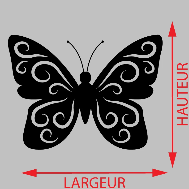 Autocollant Papillon