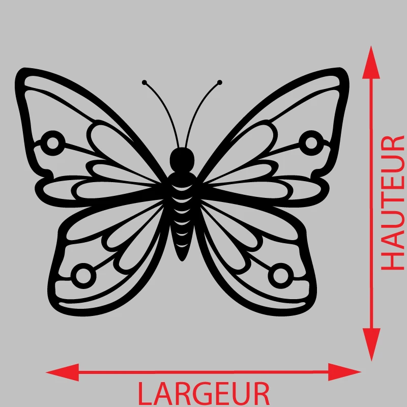 Sticker Papillon chrysalide Décoration Interieur