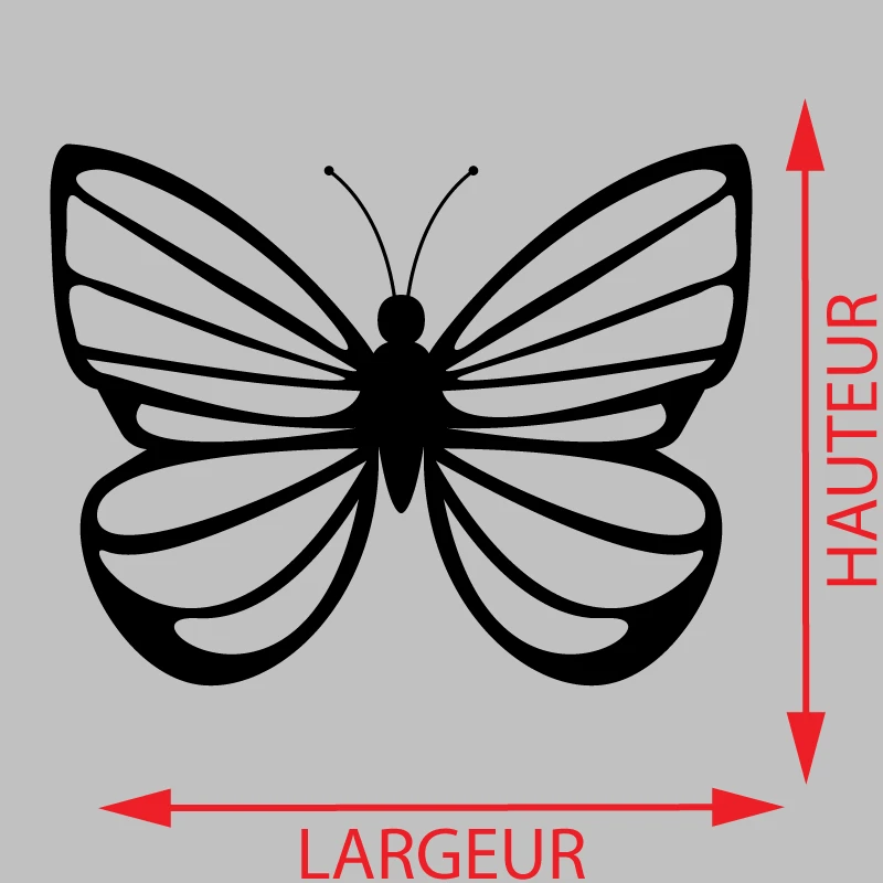 Sticker Papillon bombyx Décoration Interieur