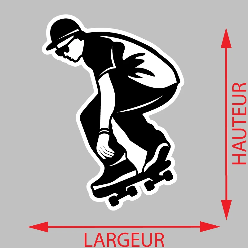 Sticker Skateur sport Décoration Interieur