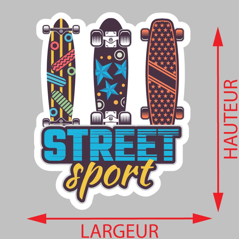 Autocollant Street Sport Voiture