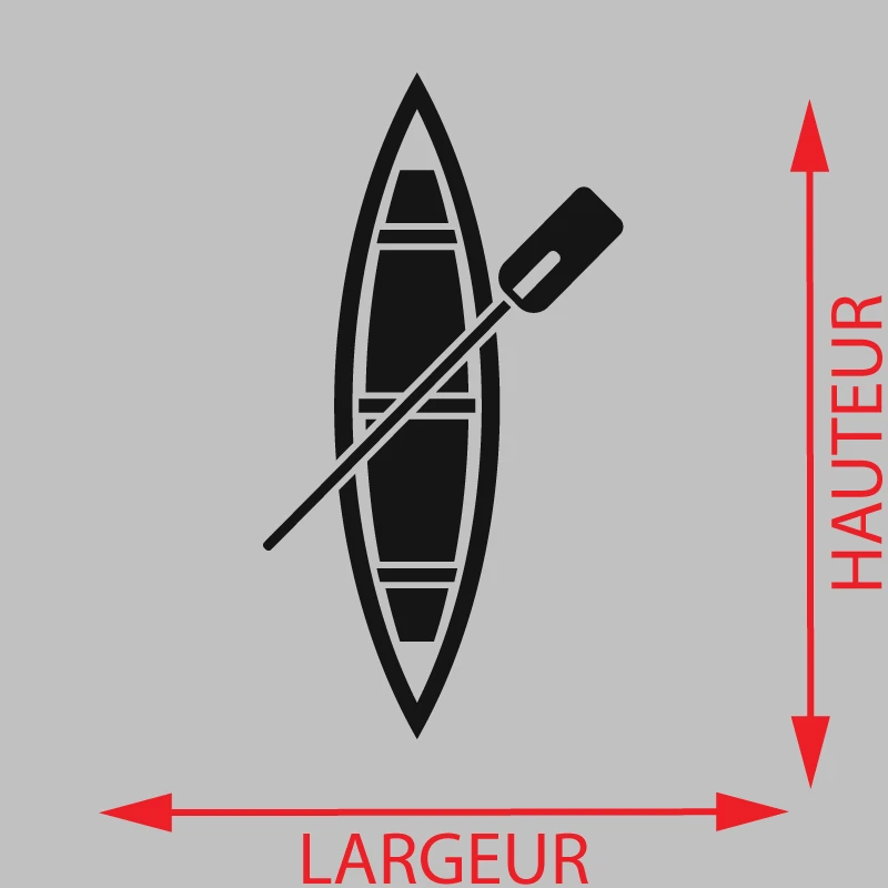Sticker Canoé kayak Décoration Interieur