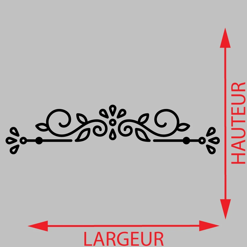 Sticker Ornement de Cadre Helvétios Décoration Interieur