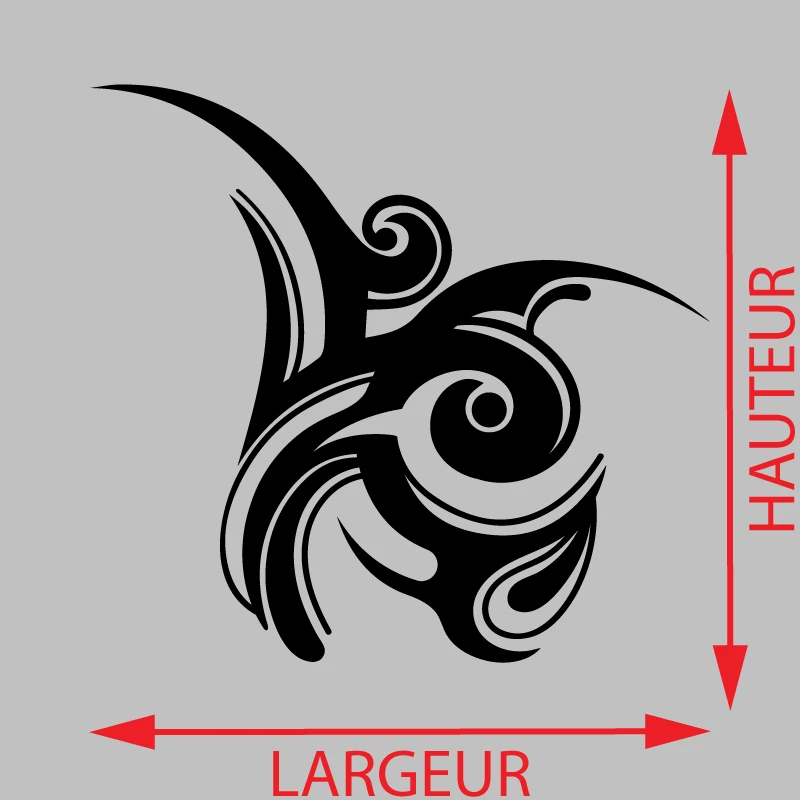 Sticker Ornement motif tribal Décoration Interieur