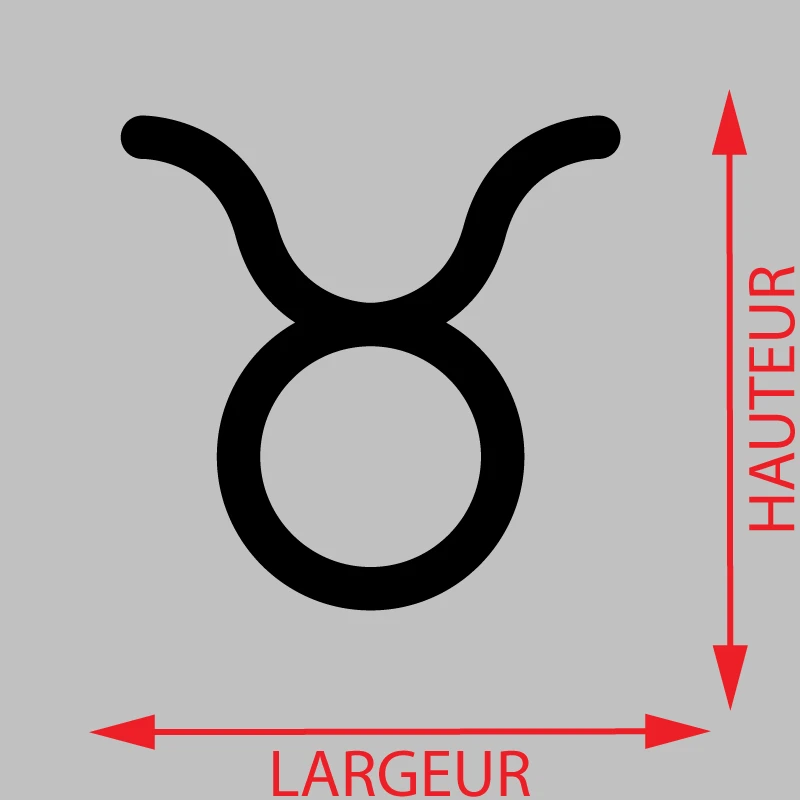 Sticker signe zodiacal Taureau Décoration Interieur