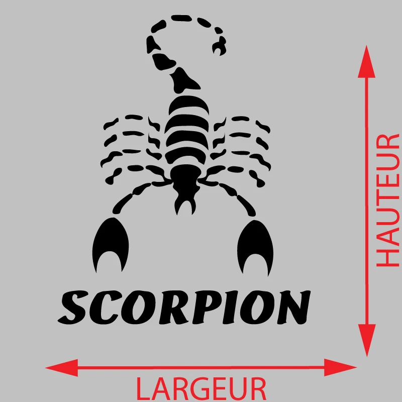 Sticker signe astrologique Scorpion Décoration Interieur