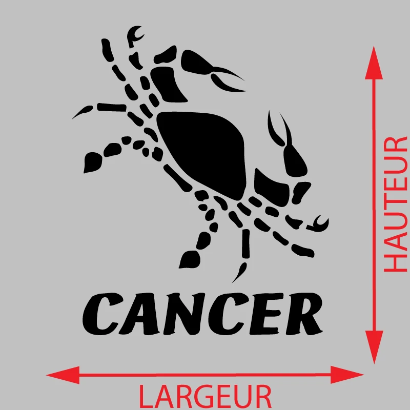 Sticker signe astrologique Cancer Décoration Interieur