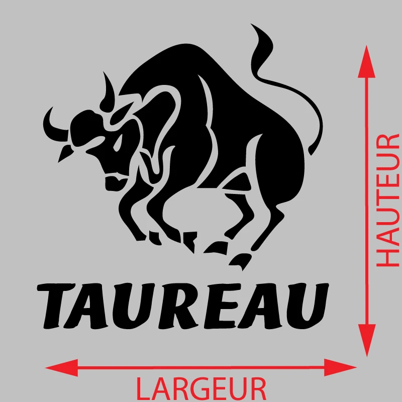 Sticker signe astrologique Taureau Décoration Interieur