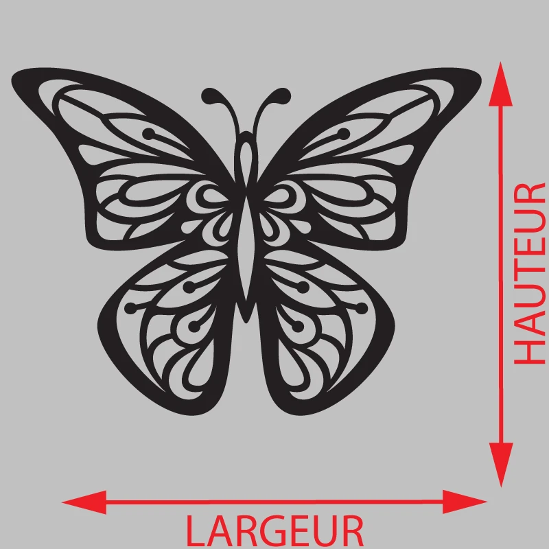 Sticker Papillon nymphe Décoration Interieur
