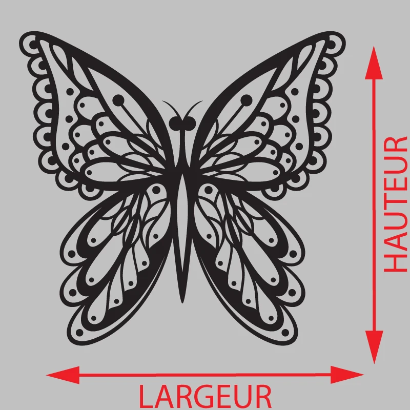 Sticker Papillon crawl Décoration Interieur