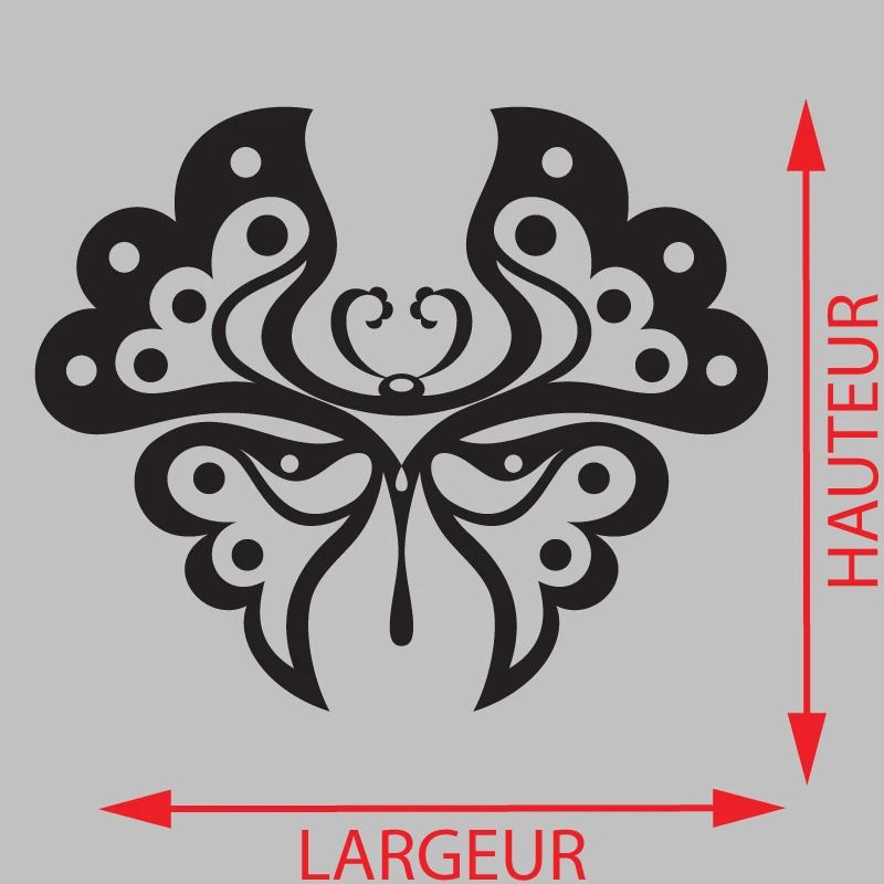 Sticker Papillon mite Décoration Interieur
