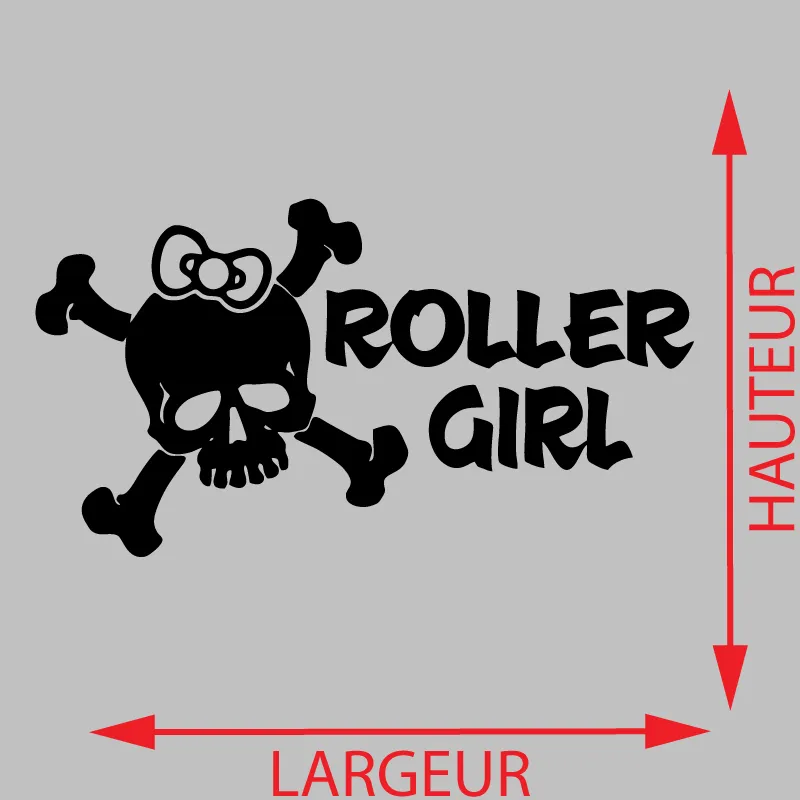 Autocollant Roller Girl