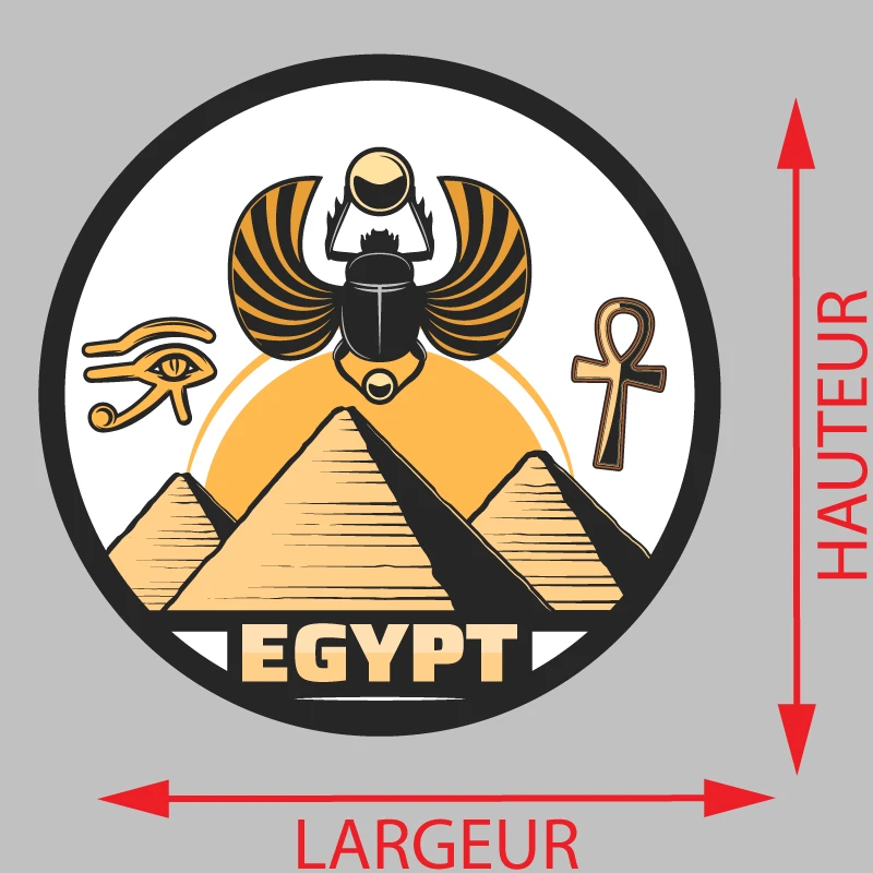 Autocollant Egypt logo Voiture