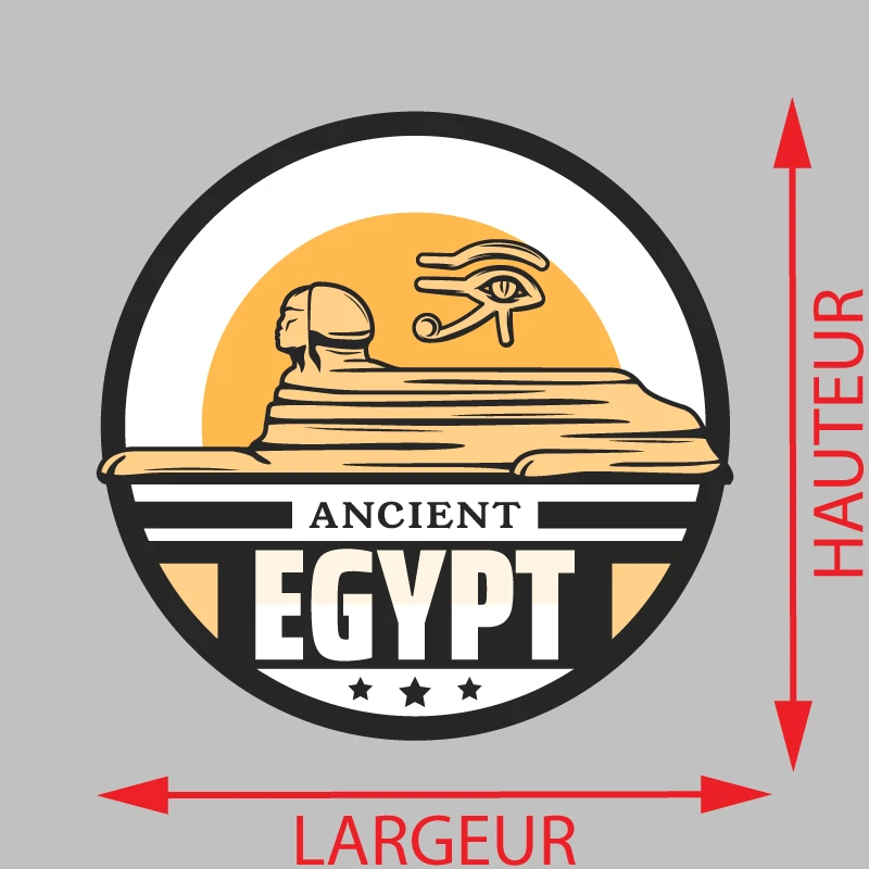 Autocollant Egypt Shinx Voiture