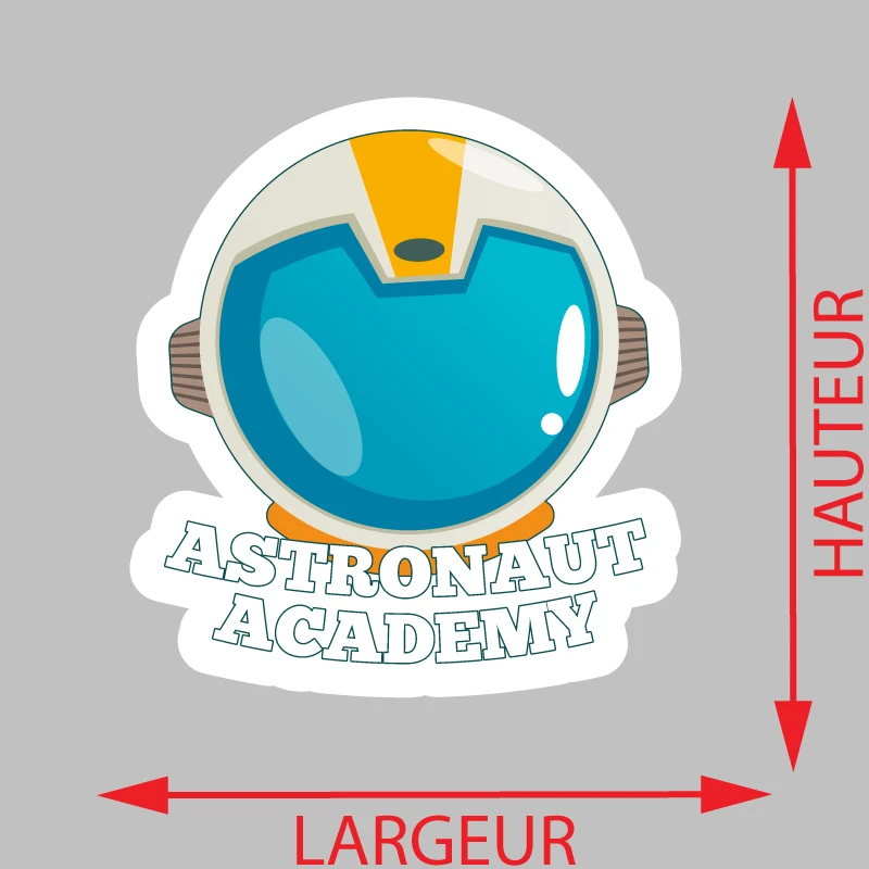 Autocollant Astronaut Academy Voiture