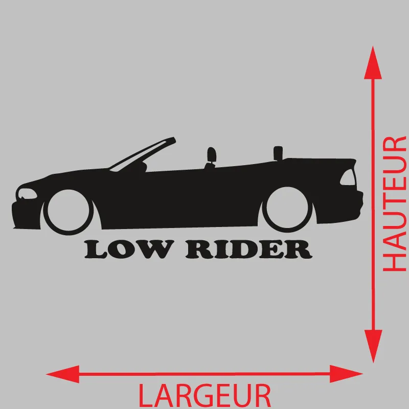Autocollant Low rider