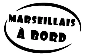 Sticker Marseillais à Bord