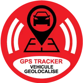 6 Stickers Voiture GPS TRACKER - VEHICULE GEOLOCALISE