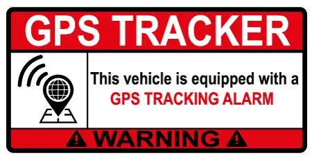 4 Stickers GPS TRACKER